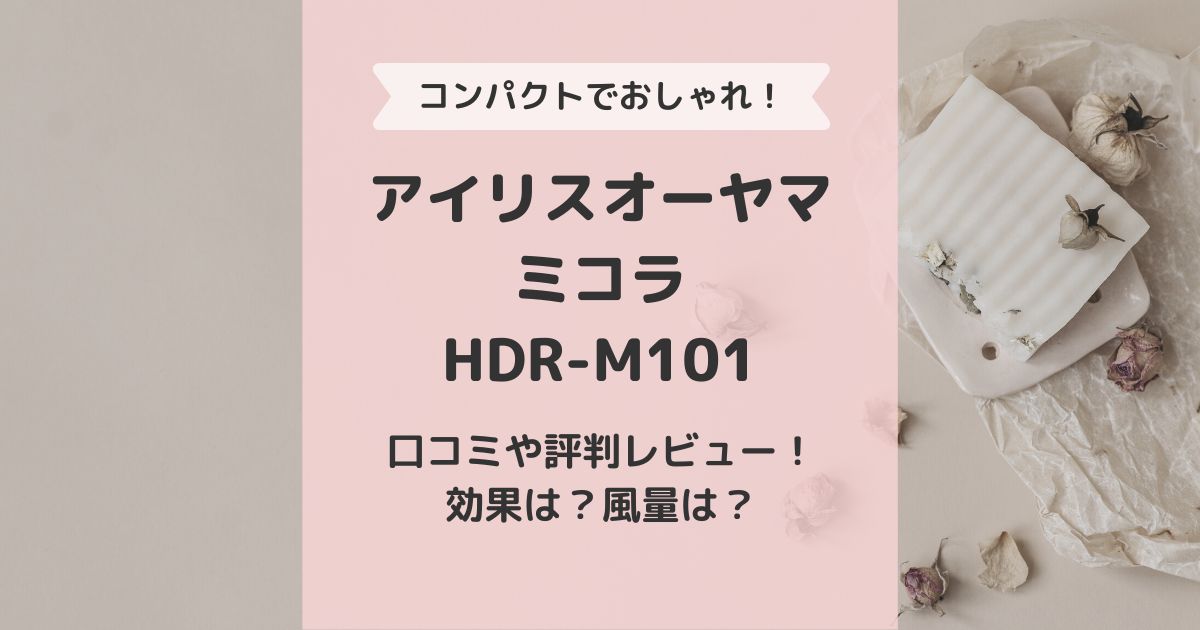 HDR-M101口コミレビュー評判